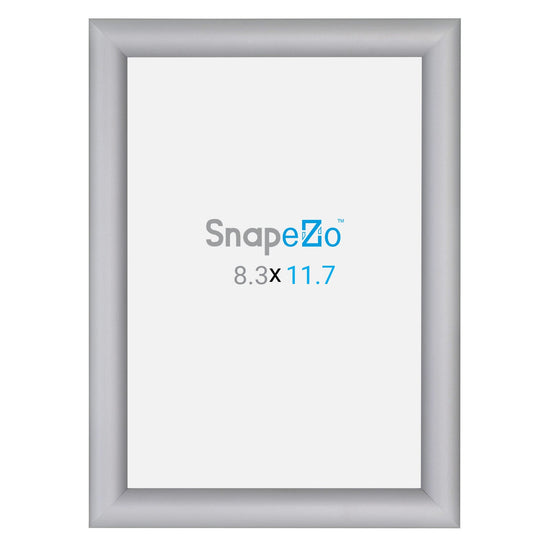A4 Silver SnapeZo® Snap Frame - 1" Profile