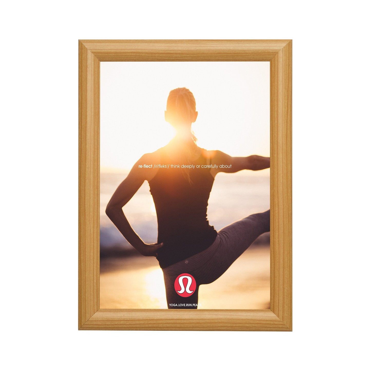 24x30 Light Wood SnapeZo® Snap Frame - 1 Inch Profile