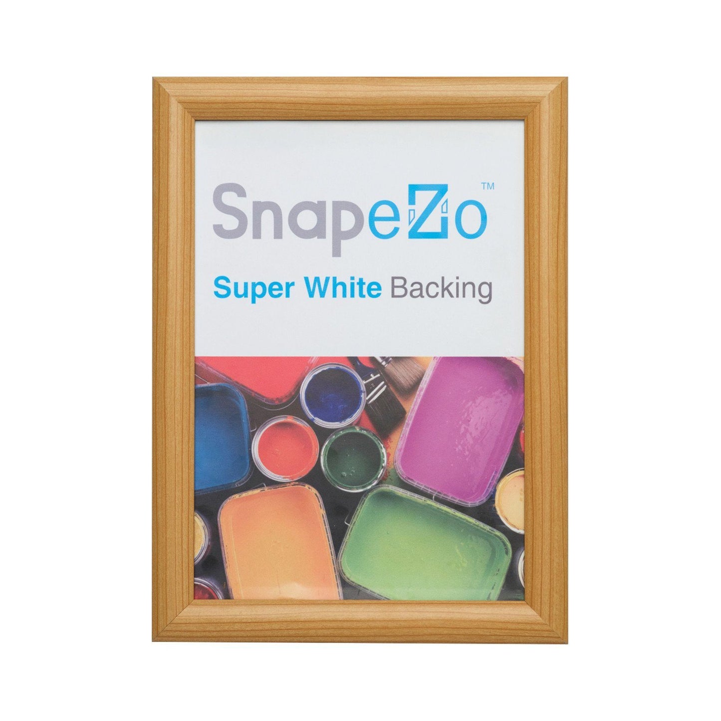 24x30 Light Wood SnapeZo® Snap Frame - 1.25 Inch Profile