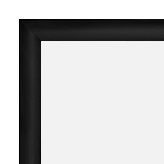 24x24 Black SnapeZo® Snap Frame - 1.2" Profile